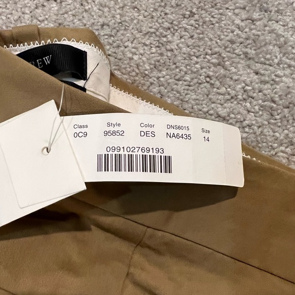 J. Crew NWT Cafe Trouser Full-Length - Picture 8 of 8